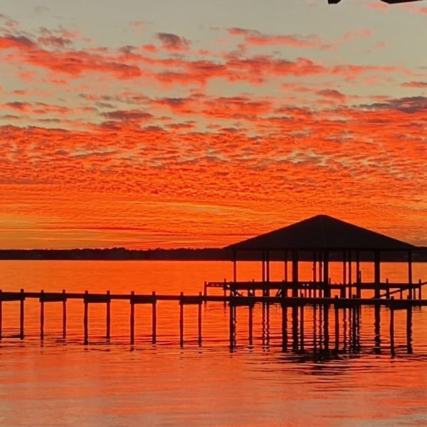 sunset pier fred garth